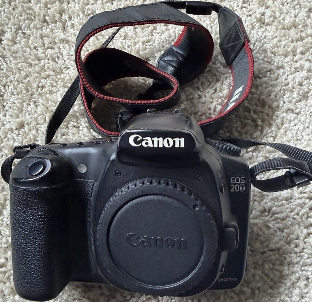 Canon EOS 20D 8.2MP Digital SLR Camera Body Black w/ Strap, No Lens